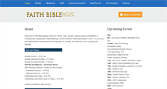 Desktop Screenshot of faithbiblebc.com