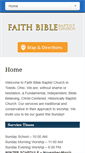 Mobile Screenshot of faithbiblebc.com
